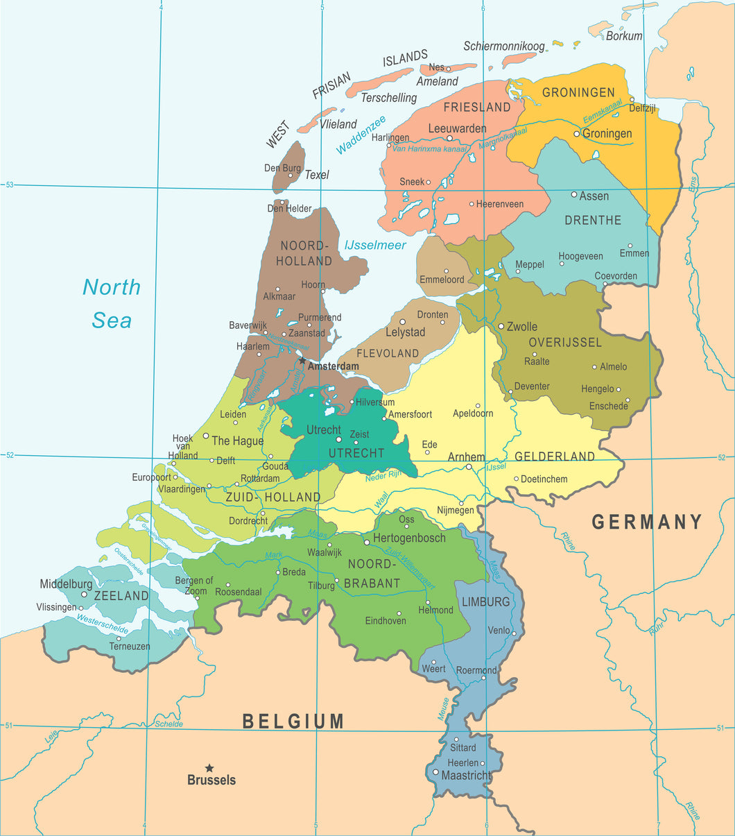 RealZips GeoData - The Netherlands 2-digit