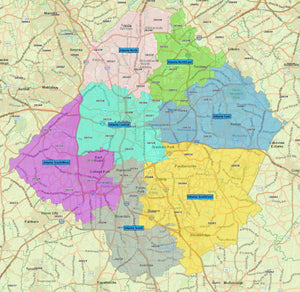 RealZips GeoData - Atlanta Georgia Neighborhoods - by Zip