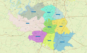 RealZips GeoData - Austin Texas Neighborhoods - by Zip
