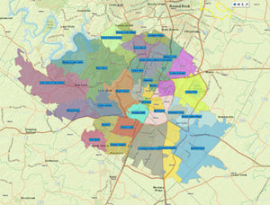 RealZips GeoData - Austin Texas Neighborhoods - by Zip