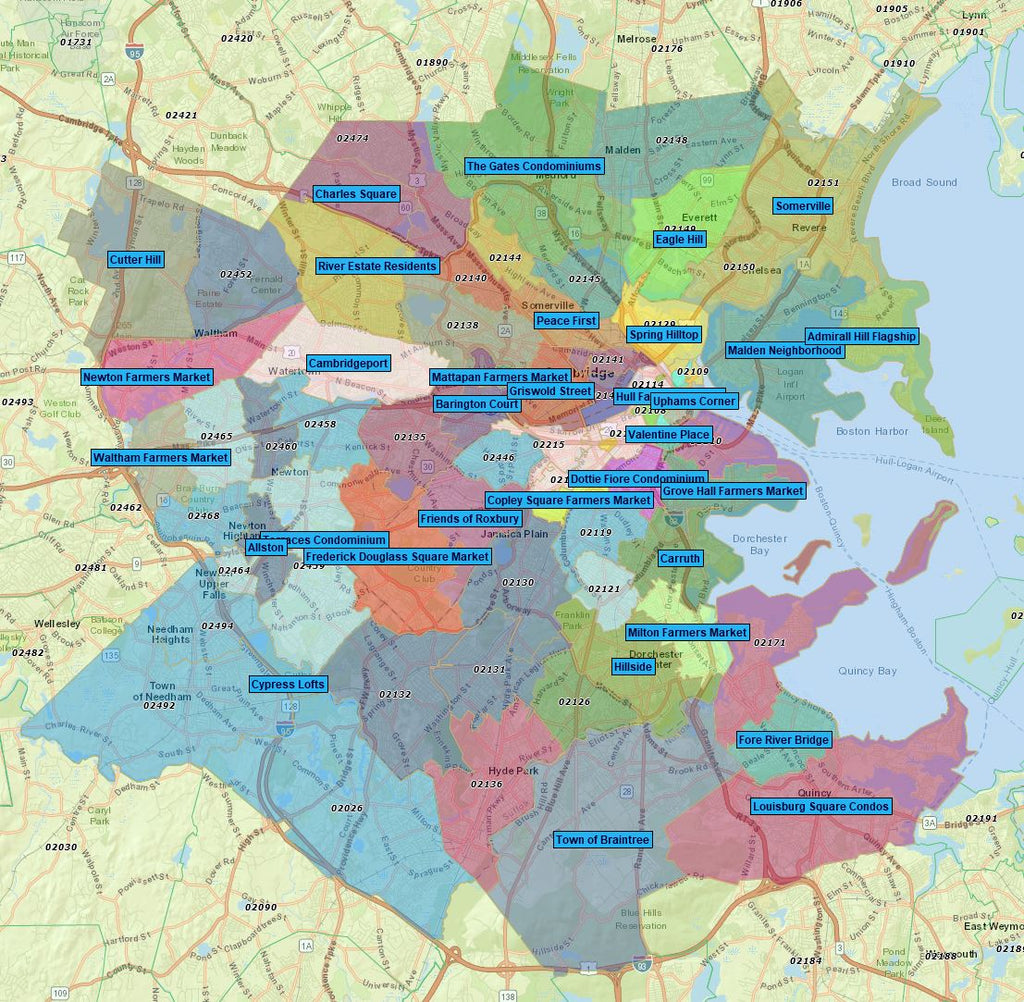 RealZips GeoData - Boston Massachusetts Neighborhoods - by Zip ...