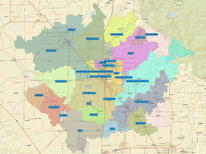 RealZips GeoData - Fresno California Neighborhoods - by Zip