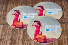 RealZips Coasters and Stickers