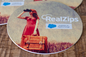 RealZips Coasters and Stickers