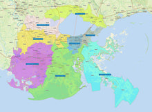 RealZips GeoData - New Orleans Louisiana Neighborhoods - by Zip