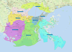 RealZips GeoData - New Orleans Louisiana Neighborhoods - by Zip