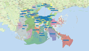 RealZips GeoData - New Orleans Louisiana Neighborhoods - by Zip