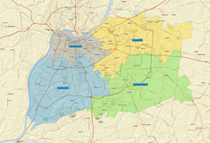 RealZips GeoData - Louisville Kentucky Neighborhoods - by Zip