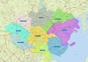 RealZips GeoData - Baltimore Maryland Neighborhoods - by Zip