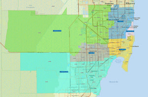 RealZips GeoData - Miami Florida Neighborhoods - by Zip