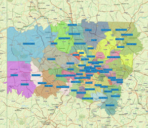 RealZips GeoData - Pittsburgh Pennsylvania Neighborhoods - by Zip