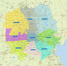 RealZips GeoData - Houston Texas Neighborhoods - by Zip