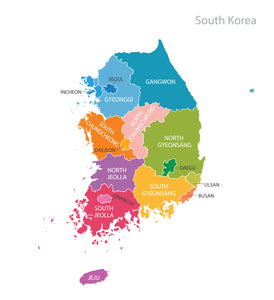 RealZips GeoData - South Korea 2-digit