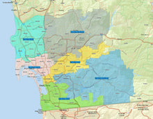 RealZips GeoData - San Diego California Neighborhoods - by Zip