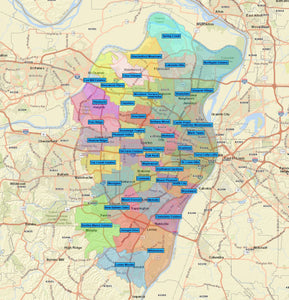 RealZips GeoData - St Louis Missouri Neighborhoods - by Zip